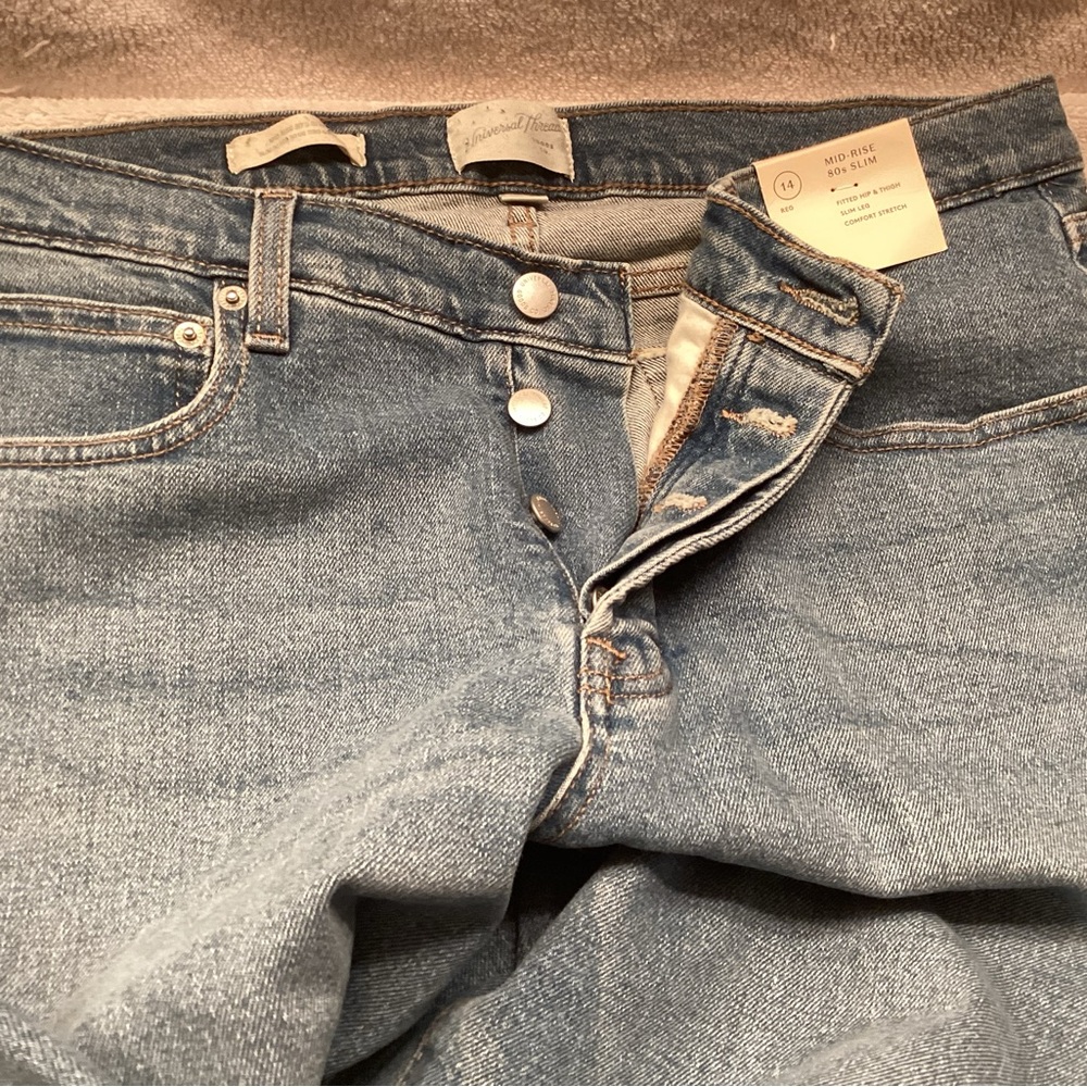 Jeans Mid-Rise 80s Slim size 14